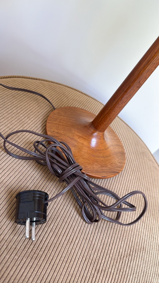 Image 1 of Lampe de table Domus vintage en bois de teck
