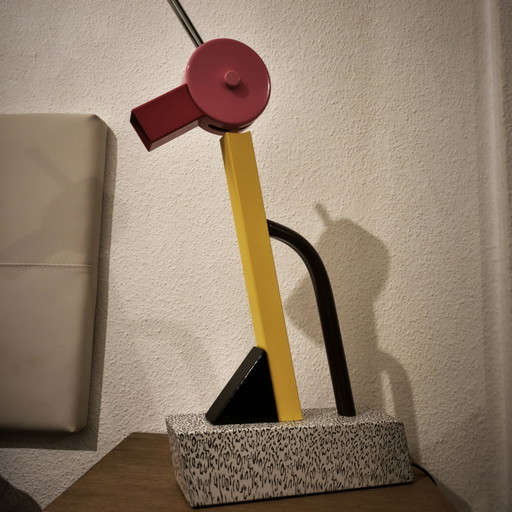 Tahiti Memphis Lamp by Ettore Sottsass – tafellampen, Metal (photo 2 of 5)