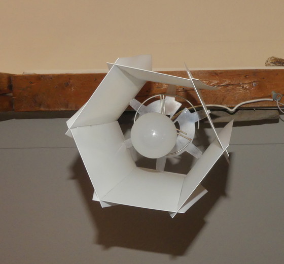 Image 1 of Plafondlamp Lars Eiler Schiøler voor Hoyrup kunststof UK1aeb