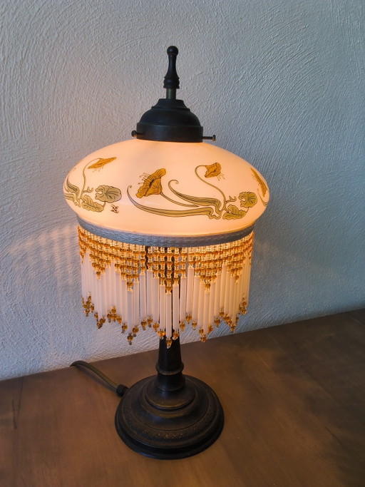 Table lamp – tafellampen, Bronze, Glass (photo 2 of 6)