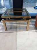 Belgochrom vintage brass side table or coffee table