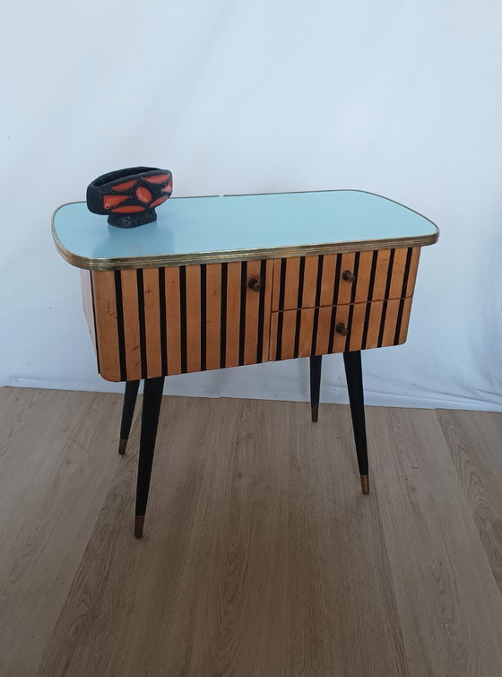 Image 1 of buffet miniature vintage, années cinquante