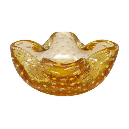 Wunderschöner Aschenbecher oder Ablagekorb aus den 1960er Jahren von Flavio Poli für Seguso. Italien