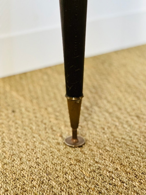 Image 1 of Table de salle à manger art déco en palissandre verni, 1940