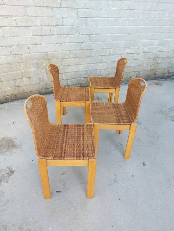 Image 1 of Four 1970s chairs by Luciano Bertoncini