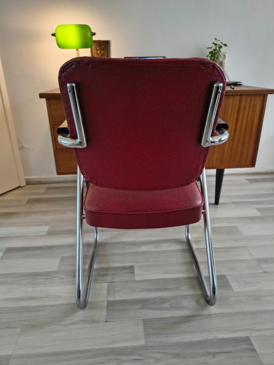 Image 1 of Paul Schuitema Modell 2141 | Büroklammer | Rohrrahmen | 1950er Jahre