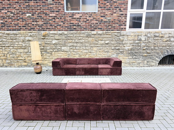 Image 1 of Cor Trio Vintage jaren 60/70 modulaire bank, zitgroep, sofa set