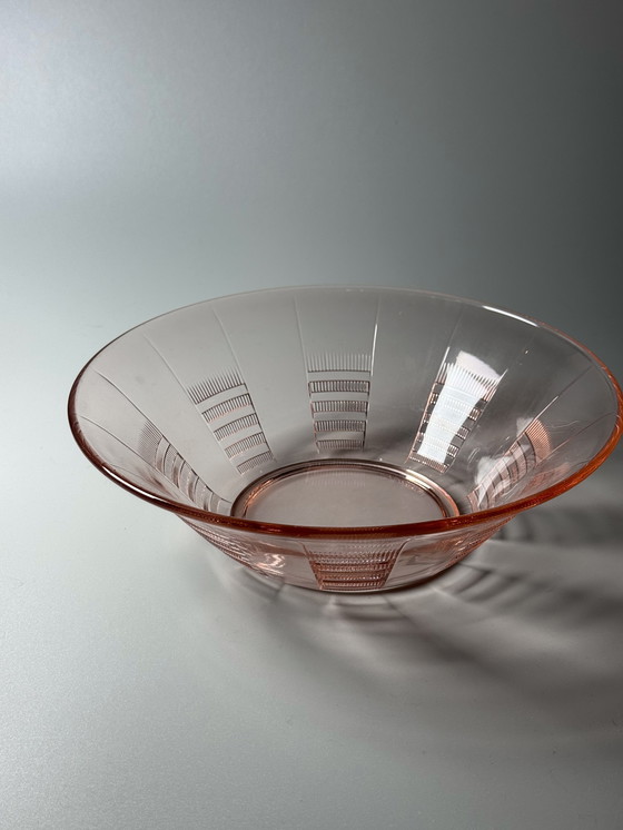 Image 1 of Servizio da portata Art Déco Rosaline "Severina" di Val Saint Lambert