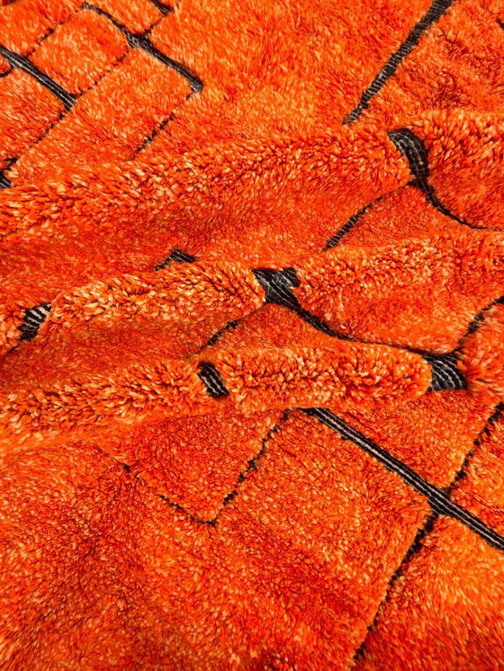 Image 1 of Beni Ouarain Teppich – 260 x 350 cm – Großer handgewebter marokkanischer Wollteppich – Modernes geometrisches Design