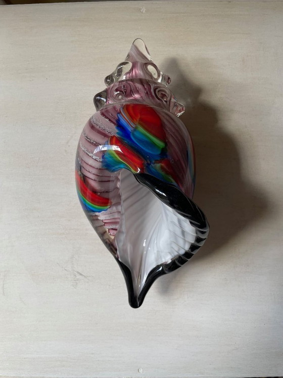 Image 1 of Handcrafted Murano glass shell