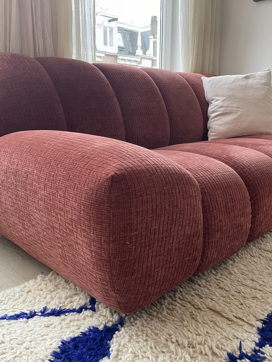 Image 1 of La Redoute Nuria 3 posti - Velluto a costine rosso