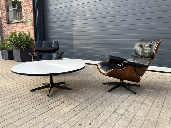 Image 1 of 2x Eames Lounge Chair Contura/Fehlbaum 1950er Jahre