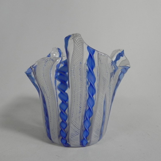 Fazzoletto Zanfirico Vase by Fulvio Bianconi for Venini, Venice, Murano, 1950s – Glass (photo 6 of 10)