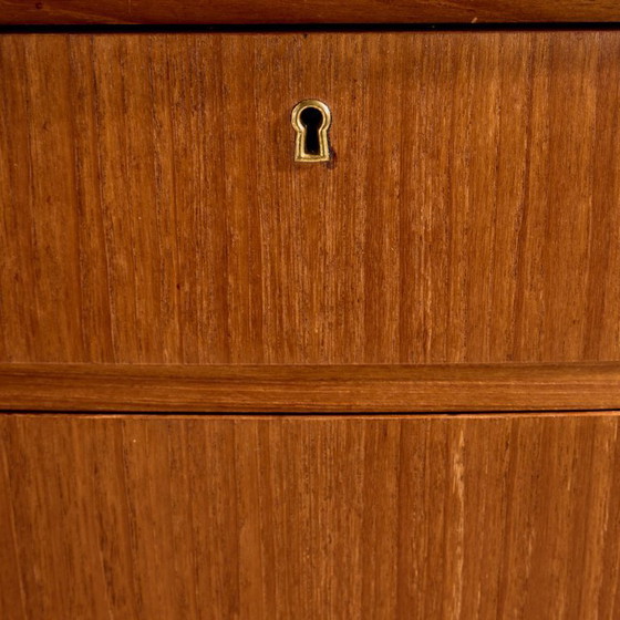 Image 1 of Commode en teck MK11152 à six tiroirs