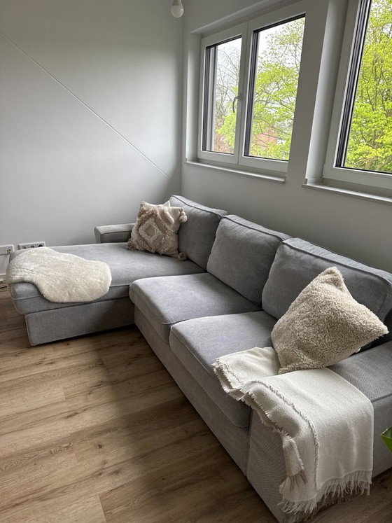 Image 1 of Sofá de 3 plazas IKEA KIVIK con chaise longue