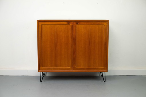 Mobile danese in teak di HW Klein per Bramin, anni '60