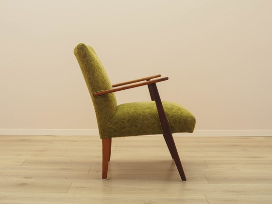 Image 1 of Sillón verde, diseño danés, década de 1960, fabricado en Dinamarca.