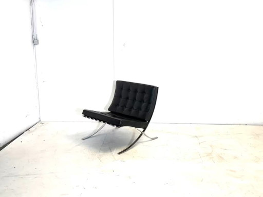 Knoll International Barcelona Stoel Lederen Fauteuil Design – stoelen fauteuils, Leather, Metal, Vintage