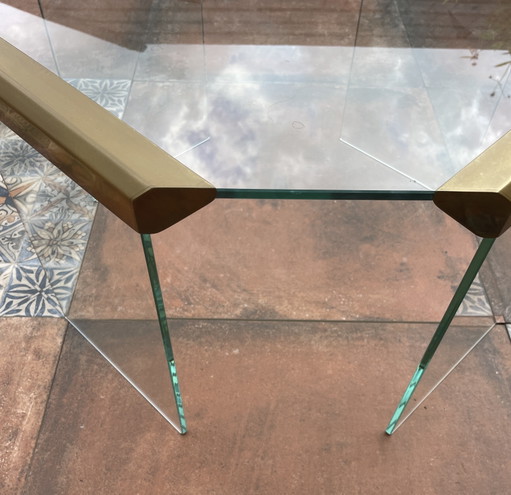 Gallotti & Radice Glass Coffee Table – salontafels, Metal (photo 2 of 10)