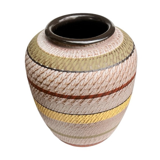 Image 1 of Dümler & Breiden Bodenvase „Faux Klinker“, Typ 29/25, Deutschland 1970er Jahre