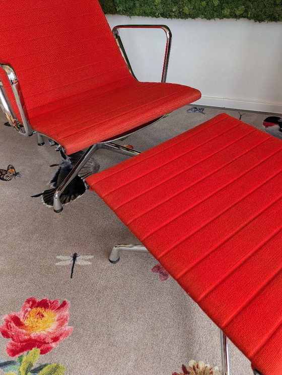 Vitra EA 124 + EA 125 Lounge | Charles & Ray Eames – Verstellbarer relaxsessel, Aluminium (photo 7 of 14)