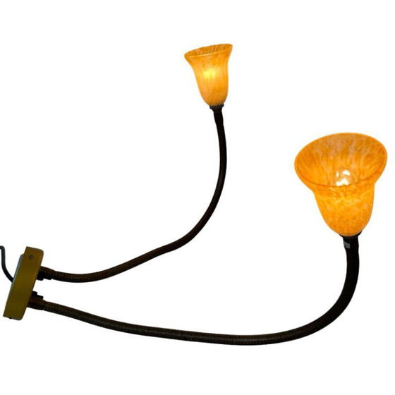 Image 1 of Rob Nollet - Deja Vu Nijmegen - Wall mounted lamp - Gooseneck (Double) - Glass shades, Dutch design