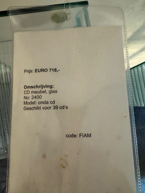 Image 1 of Mobile porta CD Fiam Italia