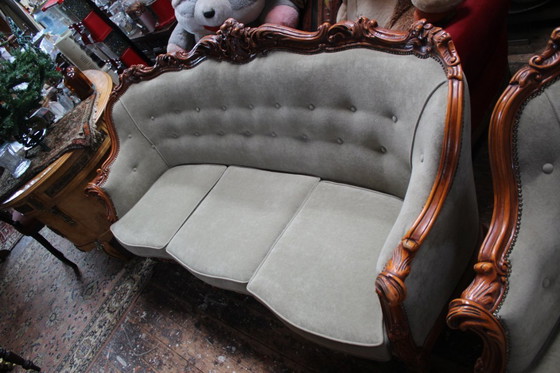 Image 1 of baroque lodewijk sofa set