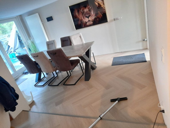 For sale: 6-person dining set and matching coffee table. – Wood (photo 20 of 24)