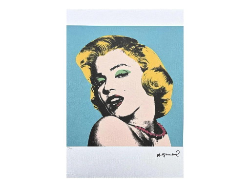 Naar Andy Warhol, Marilyn Monroe, jaren 80, lithografie – lithos zeefdrukken, Paper