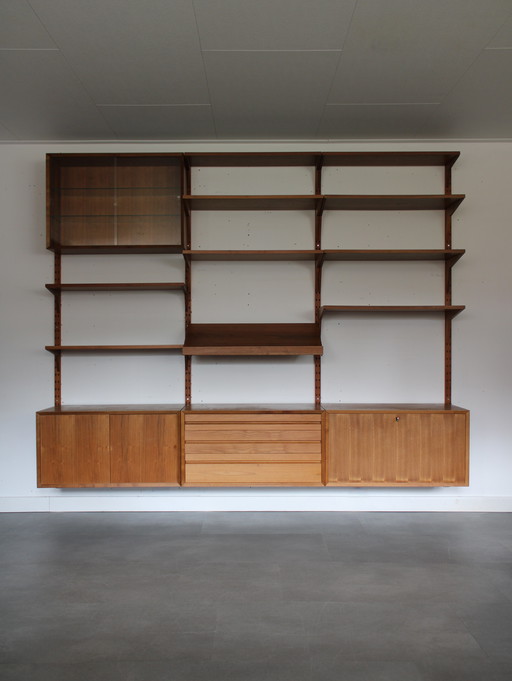 Vintage Danish modular wall system by Poul Cadovius