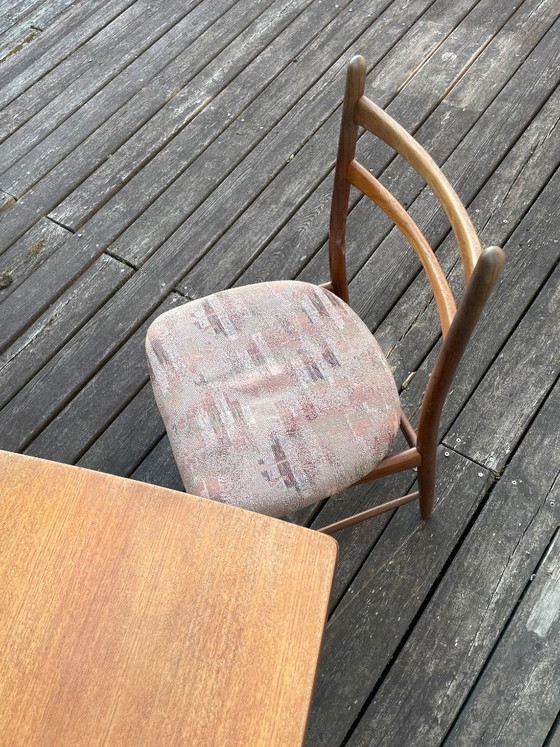 Image 1 of 1950s dining table with 4 chairs