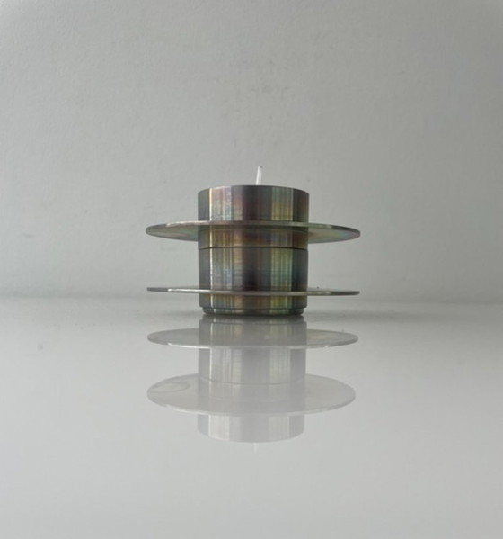 Image 1 of Set di 2 portacandele ZACK in acciaio inox – Design tedesco