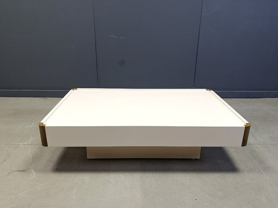 Image 1 of Tavolino da caffè vintage attribuito a Willy Rizzo, anni '70