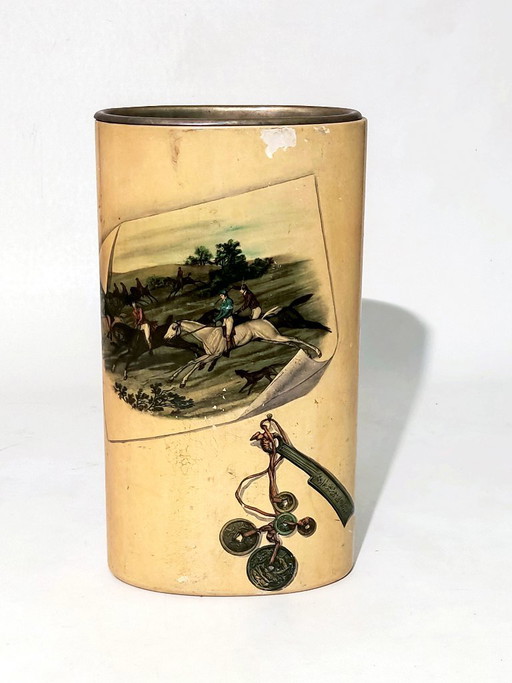 Antieke paraplubak omstreeks 1900 – Metal, Copper (photo 2 of 9)