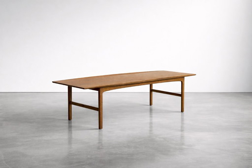 Vintage Mid-Century Scandinavian Modern Teak Frisco Coffee Table by Folke Ohlsson for Tingströms, 1960s