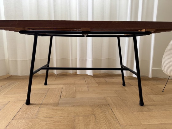Banc minimaliste italien à lattes de bois, années 1960 – Fauteuils d'appoint (photo 5 of 5)
