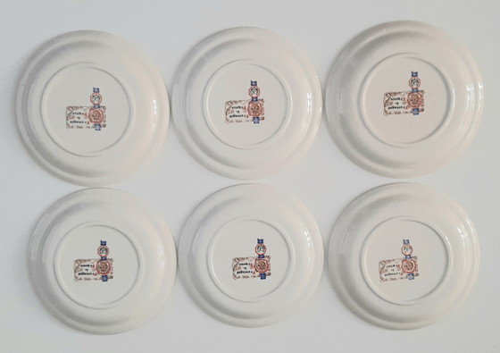 Image 1 of Fromages de France, Faience de St. Amand Plaques de fromage 6