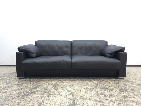 Image 1 of De Sede ds 116 designer sofa leren bank desede top zwart