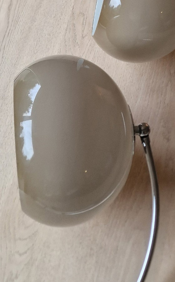 Image 1 of Dijkstra double arc lamp mushroom 1970s