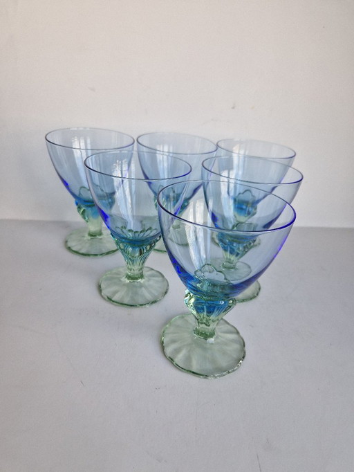 Set of 6 Bormioli Bahia glasses