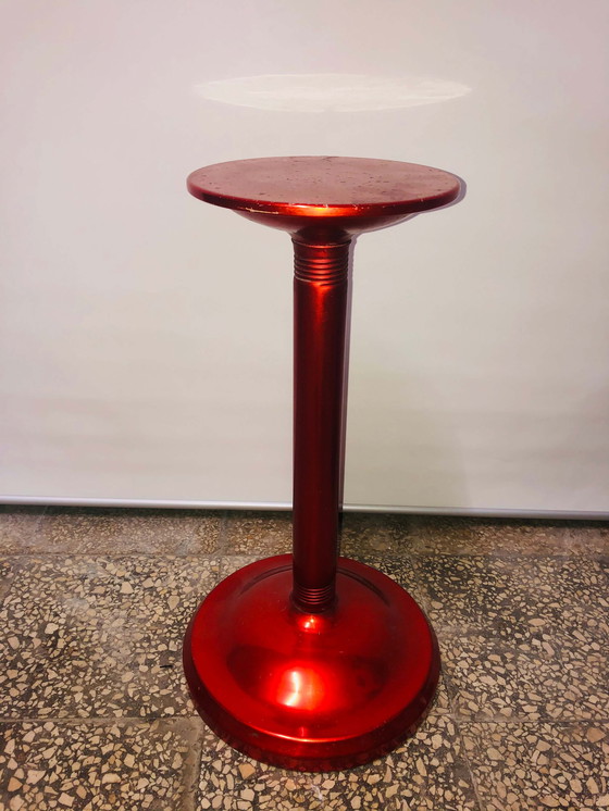 Image 1 of Paire de piédestaux dans un porte-vase en aluminium, années 60