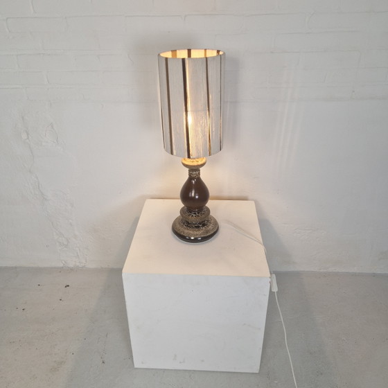 Image 1 of Cool vintage lamp on a ceramic base