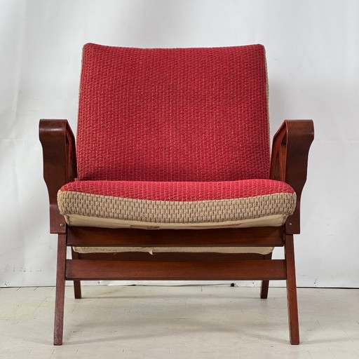 Pair of Vintage Armchairs by Jaroslav Jirák for Tatra Nabytok, 1960s