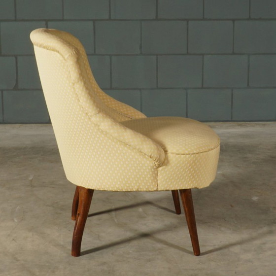 Set of Vintage Cocktail Armchairs – 1960s – Textile (photo 3 of 15)