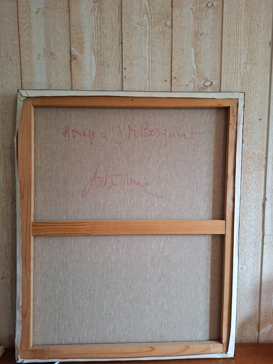 Image 1 of Oil Portrait Homage to Basquiat