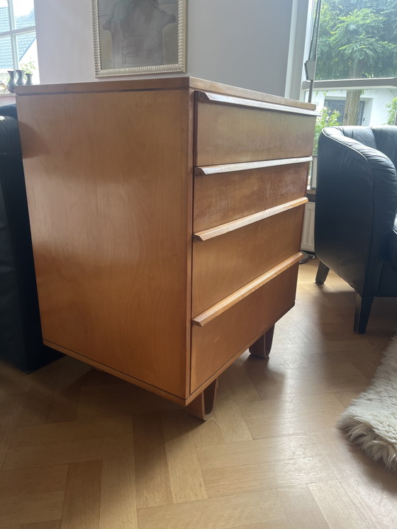 Original Pastoe Birch Chest of Drawers CB05 – Cees Braakman – Wood (photo 9 of 9)