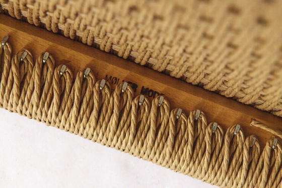 Image 1 of 1 di 6 Sedia modello 85 di Niels Møller in teak con corda danese, stile danese Mid-Century Modern degli anni '80