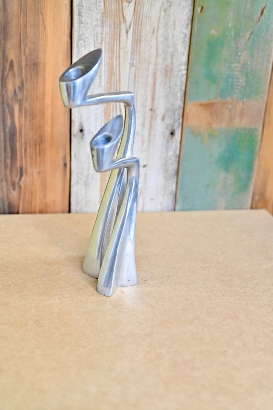 Image 1 of Par de candelabros - "Cisne" - Serie Arclumis - Matthew Hilton para SCP Inglaterra