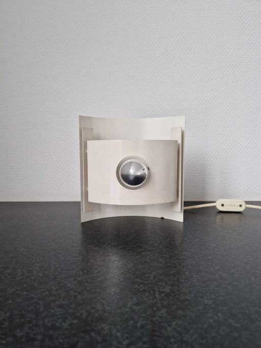 Lámpara de pared vintage Anvia, lámpara de mesa, diseño geométrico de la era espacial.